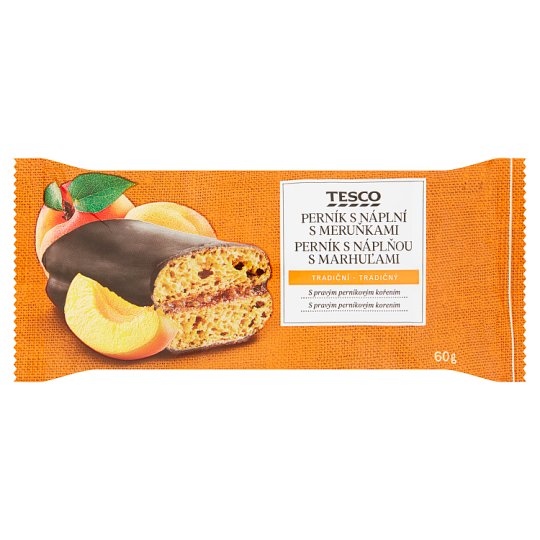 Tesco Perník s náplní s meruňkami 60g