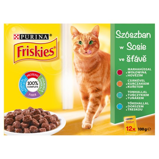 Friskies multipack ve šťávě 12 x 100g