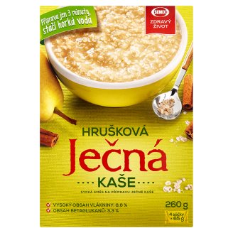 Semix Ječná kaše hrušková 4 x 65g