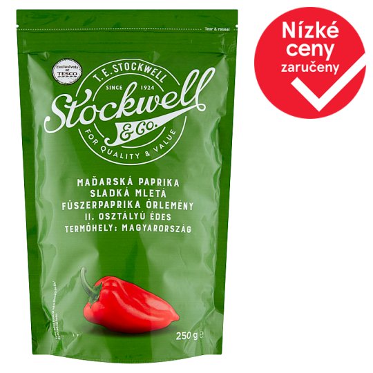 Stockwell & Co. Maďarská paprika sladká mletá 250g