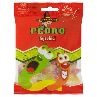 Pedro Kyseláci cukrovinky, želé s ovocnými příchutěmi 80g