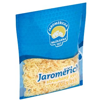 Jaroměřická Mlékárna Jaroměřický strouhaný sýr mix 45% 150g