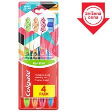 Colgate Twister Design Edition Toothbrush 4pcs