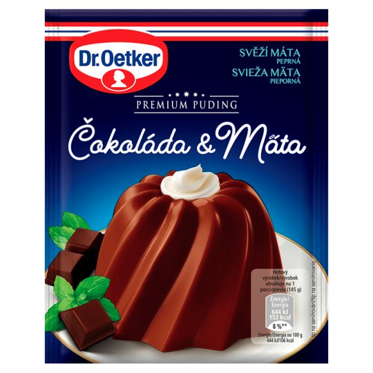 Dr. Oetker Premium Puding Chocolate & Mint 50g