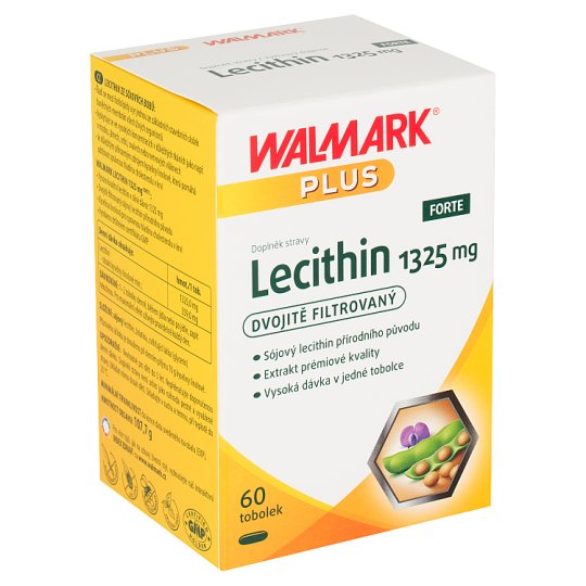 Walmark Plus Lecithin Forte 1325 mg doplněk stravy 60 tobolek 107,7g