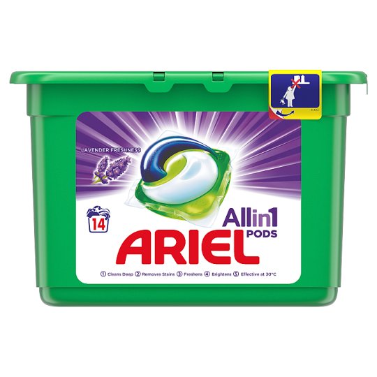 Ariel Lavender Kapsle Na Praní Prádla 3v1 14 Praní
