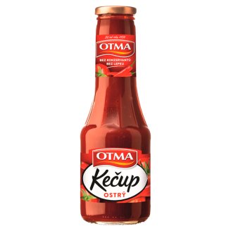 Otma Kečup tomatový ostrý 870g