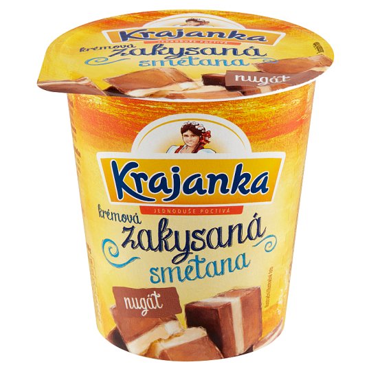 Krajanka Zakysaná krémová smetana nugát 130g