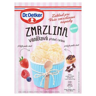 Dr. Oetker Zmrzlina vanilková příchuť 66g