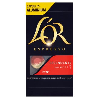 L´OR Espresso Splendente Intz. 7 - 10 hliníkových kapslí kompatibilních s kávovary Nespresso® disc.
