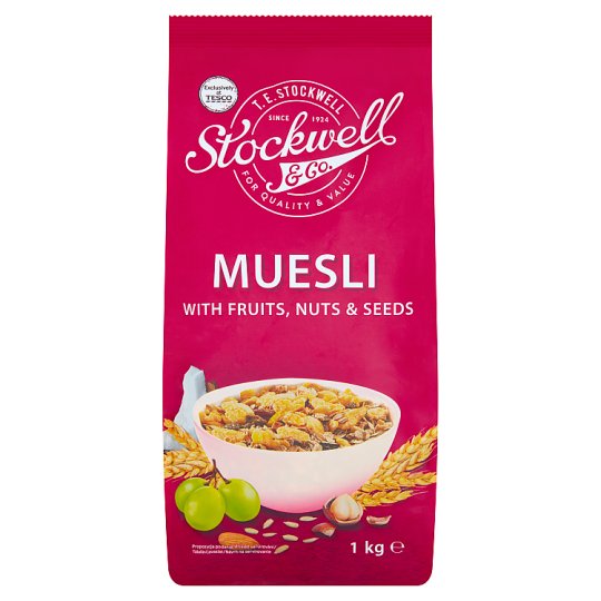 Stockwell & Co. Cereální vločky Nuts & Seeds 1kg