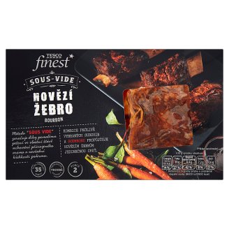 Tesco Finest Sous-vide hovězí žebro bourbon 310g + 50g