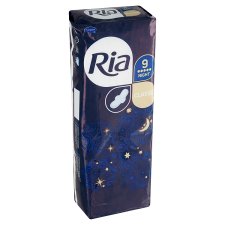 Ria Classic Night Women's Liners Long with Wings 9 pcs