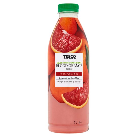 Tesco Blood Orange Juice 1L Tesco Groceries