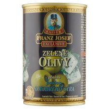 Franz Josef Kaiser Exclusive Green Olives Stuffed with Blue Cheese Paste 300g