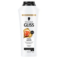 Schwarzkopf Gliss Total Repair Shampoo with Hydrolyzed Keratin and Flower Nectar 400ml