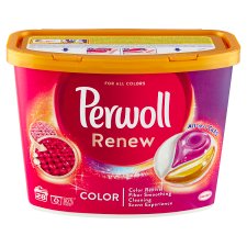 Perwoll Renew & Care Caps Color, 28 praní, 406g