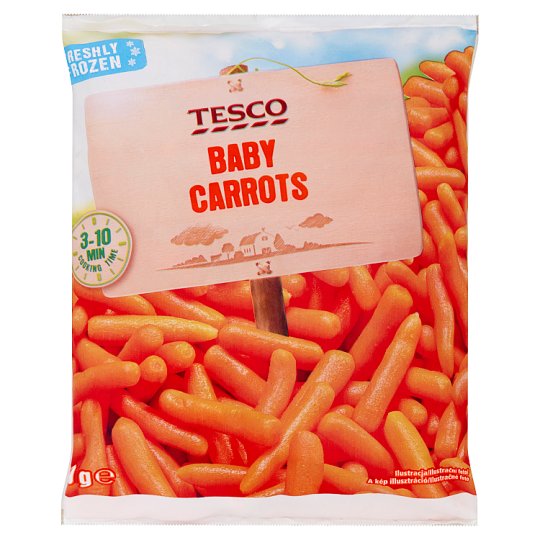 Tesco Baby mrkev hluboce zmrazená 450g