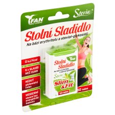 FAN Sladidla Stevia Slim & Fit stolní sladidlo 150 tablet 7,8g