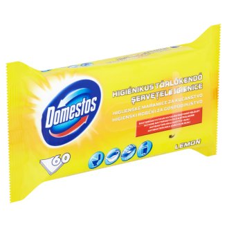Domestos hygienické ubrousky Lemon 60 ks