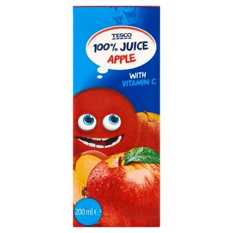 Tesco 100% Apple Juice 200ml