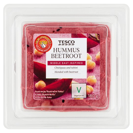 Tesco Hummus Beetroot 180g