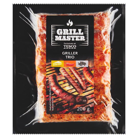 Tesco Grill Master Griller trio 200g