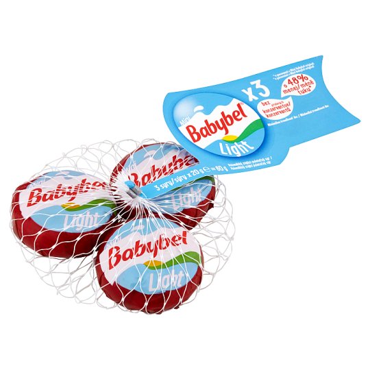 Babybel Mini Light poloměkký zrající polotučný sýr 3 x 20g