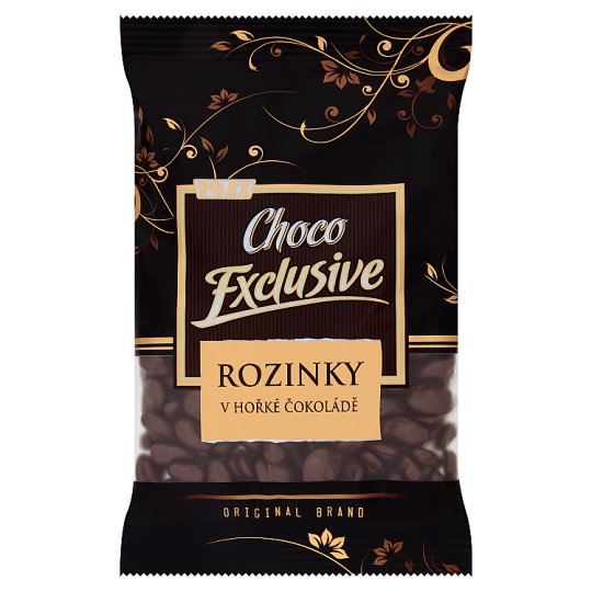 Poex Choco Exclusive Rozinky v hořké čokoládě 200g