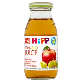 HiPP 100% Bio jablečno-hroznová šťáva 0,2l