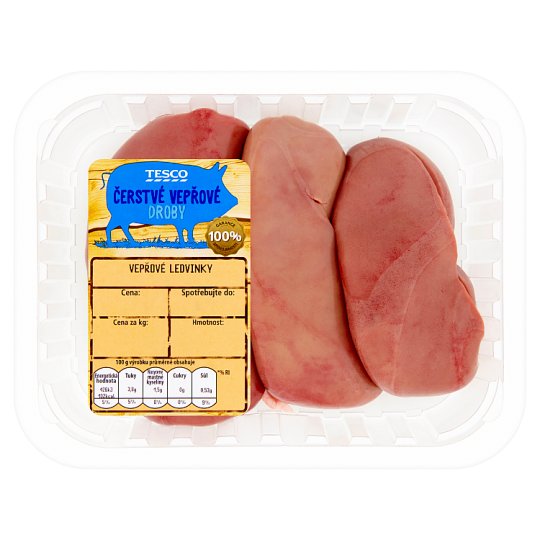 Tesco Čerstvé vepřové droby ledvinky