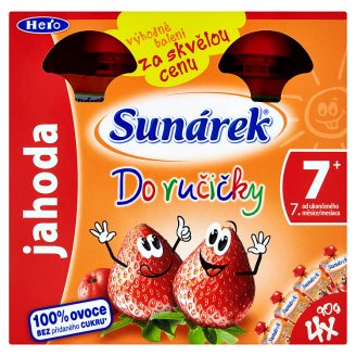 Sunárek Do Ručičky S jahodami 4 x 90g