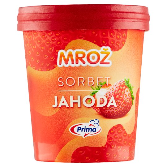 Prima Mrož Sorbet jahoda 390g