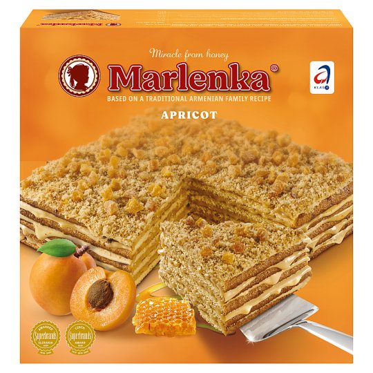 Marlenka Apricot Honey Cake 800g Tesco Groceries