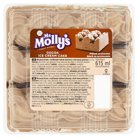 Ms Molly's Mražený krém kakaový s kakaovou polevou 615ml