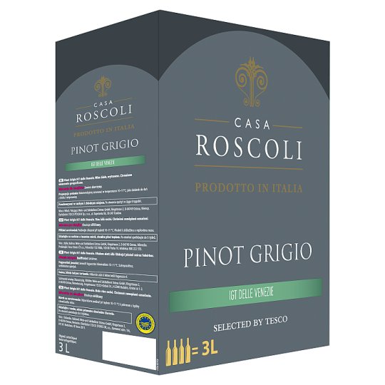 Casa Roscoli Pinot Grigio IGT delle Venezie White Wine Dry 3L