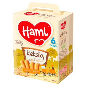 Hami sušenky Keksíky se 6 cereáliemi od uk. 6. měsíce 180g