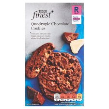 Tesco Finest Quadruple Chocolate Cookies 200g