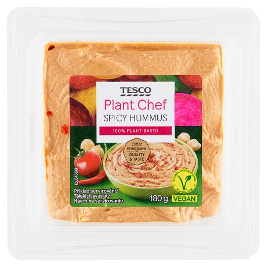 Tesco Hummus Spicy 180g