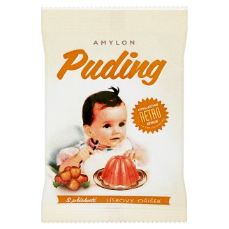 Amylon RETRO Puding s příchutí lískový oříšek v prášku 40g