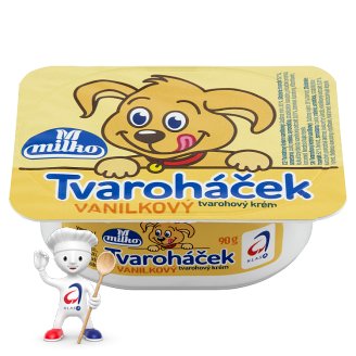 Milko Tvaroháček Tvarohový krém s vanilkovou příchutí 90g