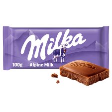 Milka Mléčná čokoláda z alpského mléka 100g