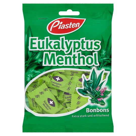 Piasten Eukalyptus Menthol eukalipto-mentolové bonbóny 100g
