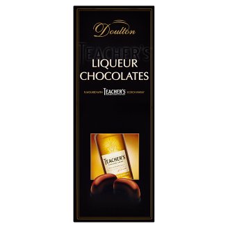 Doulton Čokoládové bonbony plněné alkoholovou tekutou náplní s Teacher's Blended Scotch Whisky 150g