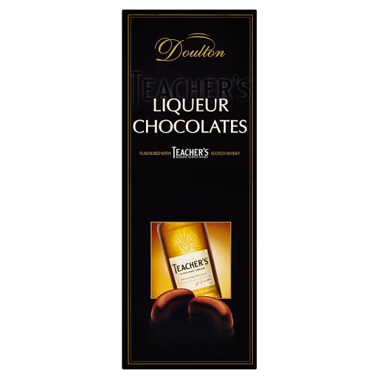 Doulton Čokoládové bonbony plněné alkoholovou tekutou náplní s Teacher's Blended Scotch Whisky 150g