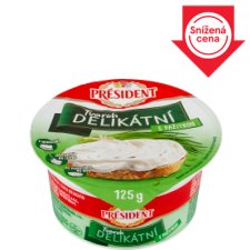 Président Tvaroh delikátní s pažitkou 125g