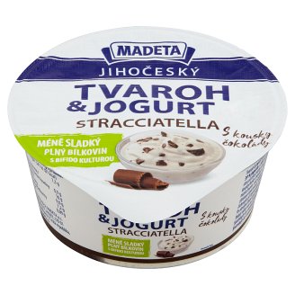 Madeta Jihočeský tvaroh s jogurtem stracciatella 135g