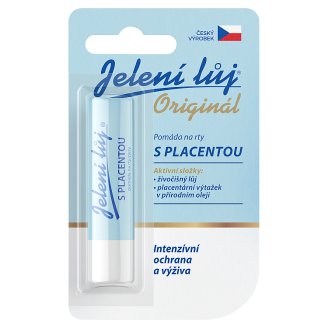 Jelení lůj Originál pomáda na rty s placentou