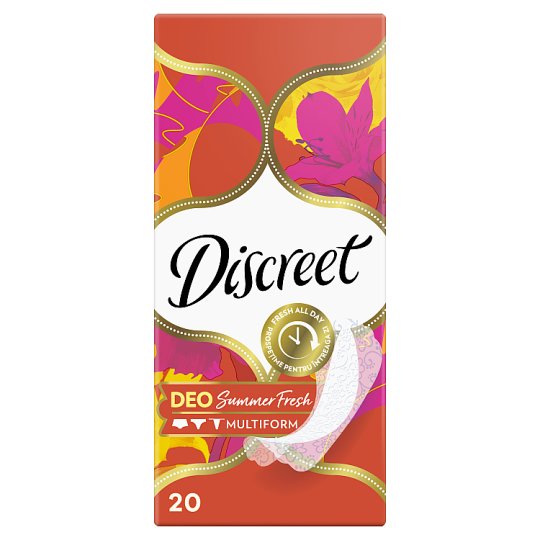 Discreet Multiform Summer Fresh Prodyšné Intimky 20 Ks