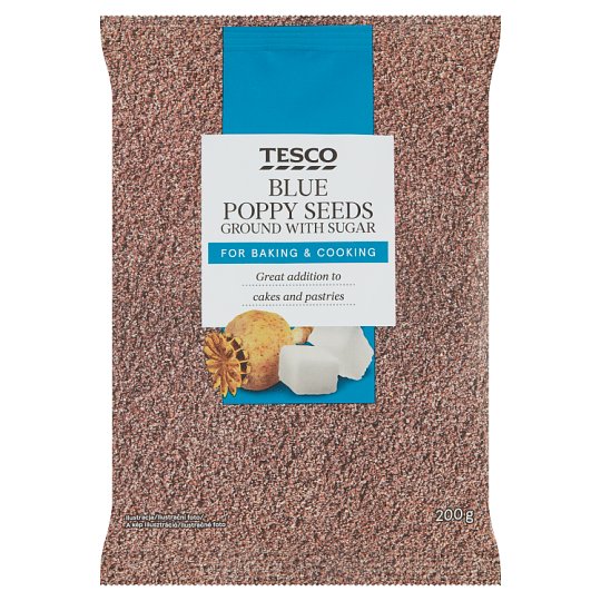 Tesco Mletý mák modrý termostabilizovaný s cukrem 200g
